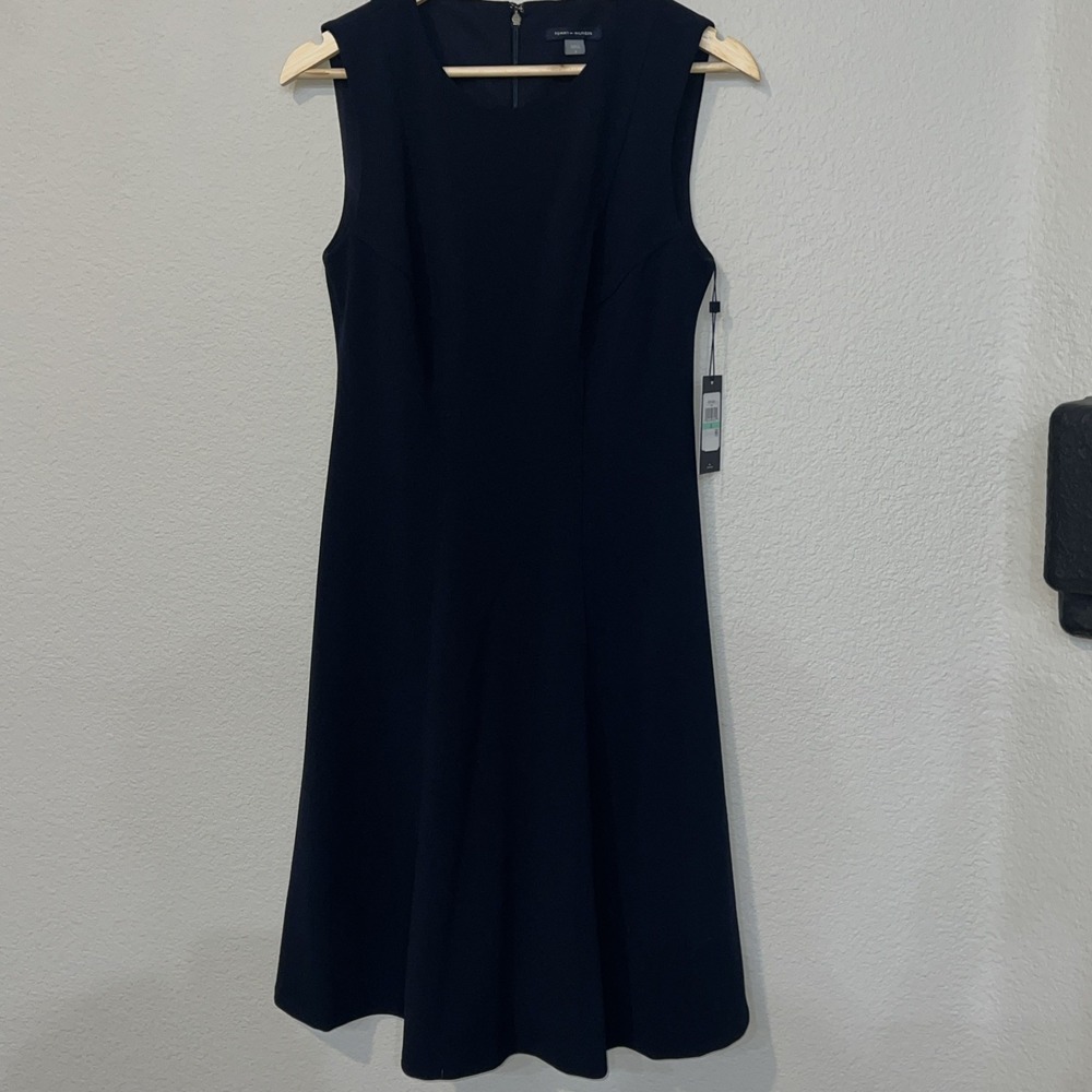 Tommy Hilfiger DARK BLUE NWT Fit & Flare Sleeveless Dress SIZE US 8